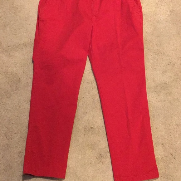 Lauren Ralph Lauren Red Straight Leg Pants - Picture 2 of 5